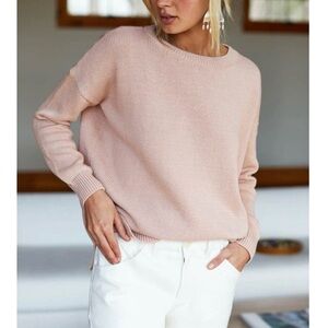 Emerson Fry Carolyn Sweater in muted clay organic